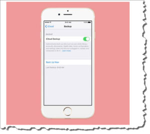 COPIA DE SEGURIDAD EN ICLOUD